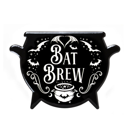 Bat Brew Cauldron Coaster