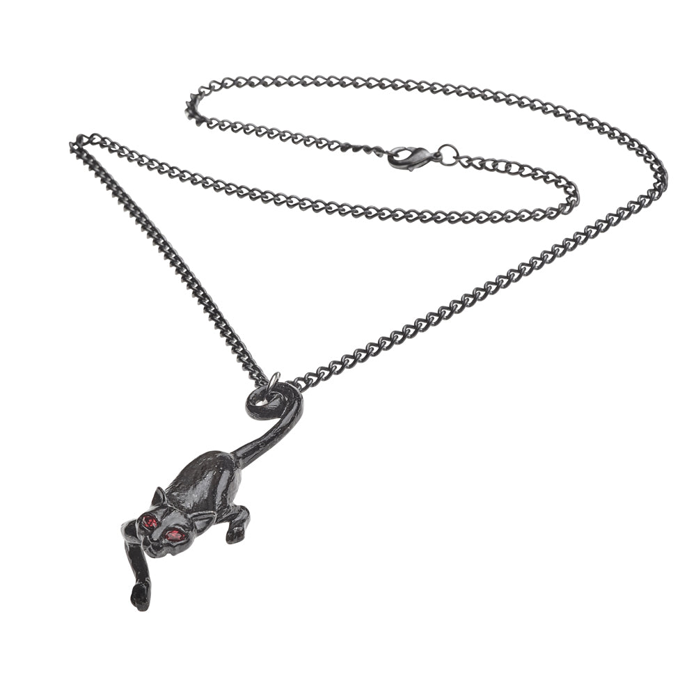 Black Cat Pendant with chain