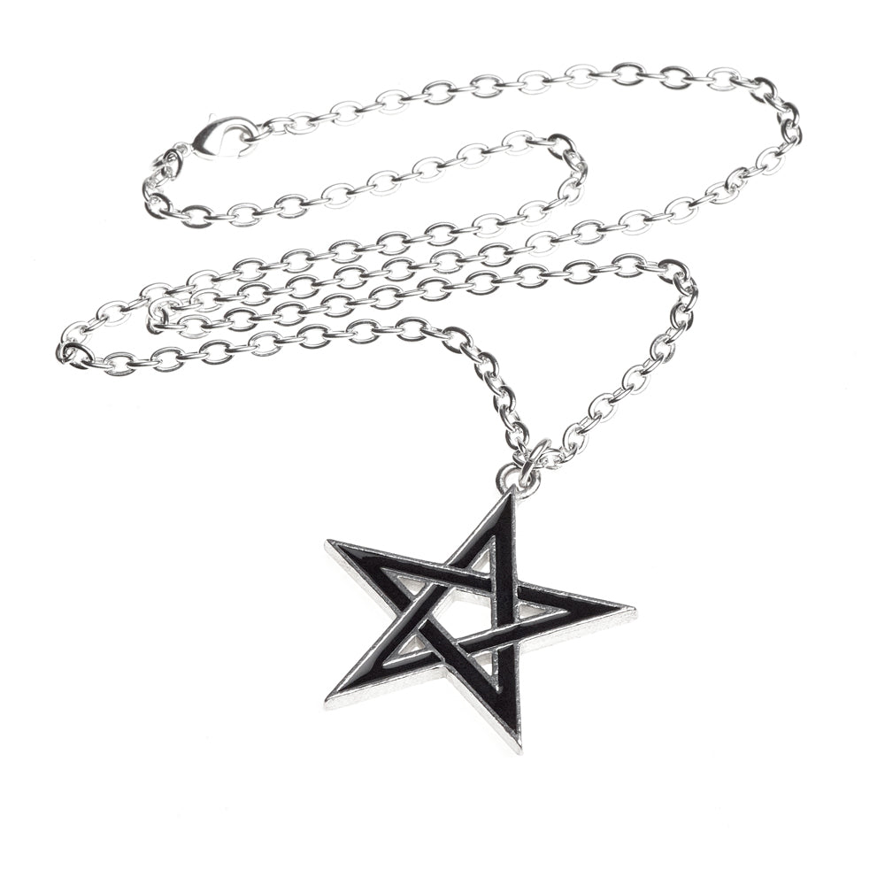 Black Star Pendant with chain