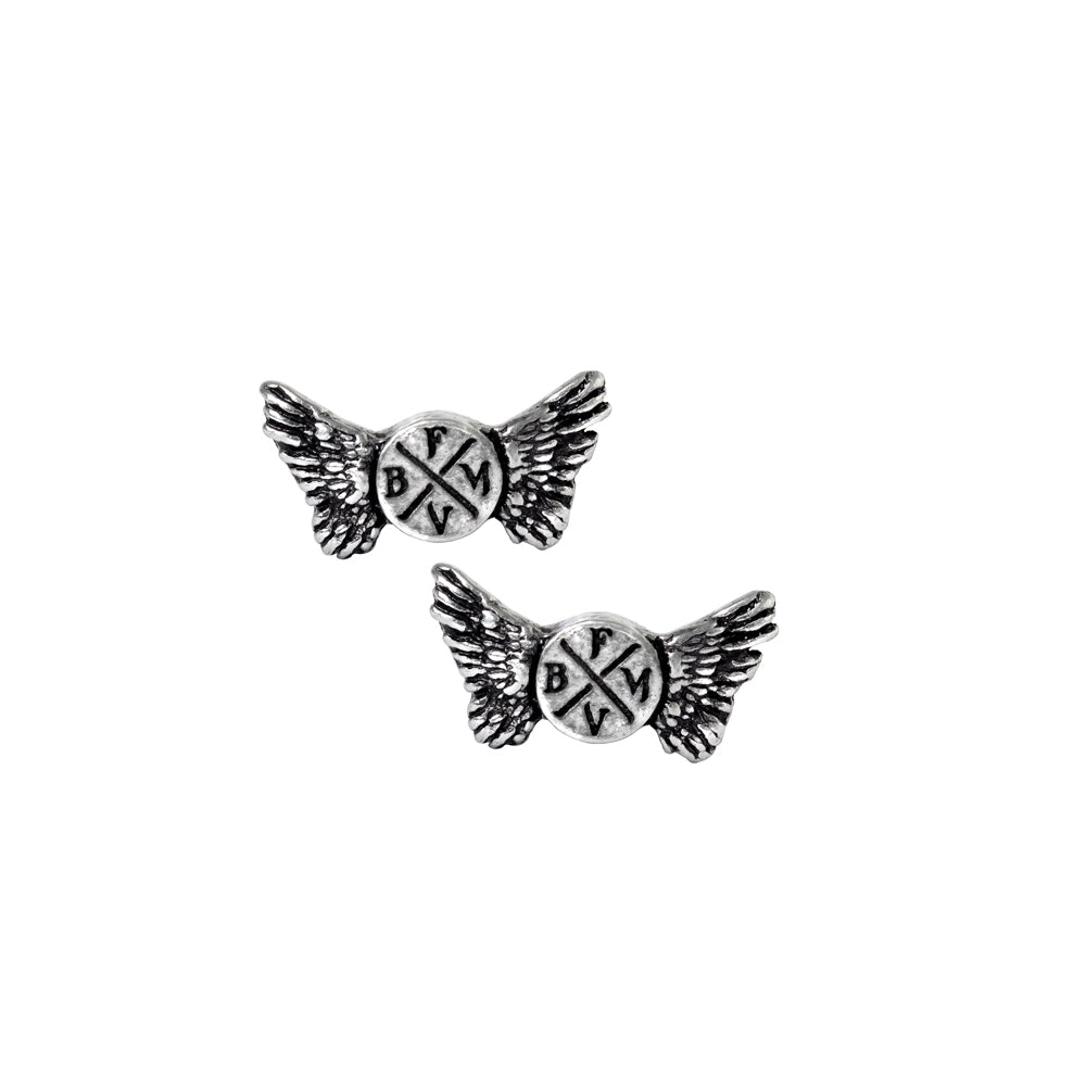 Bullet For My Valentine Wings Logo Studs