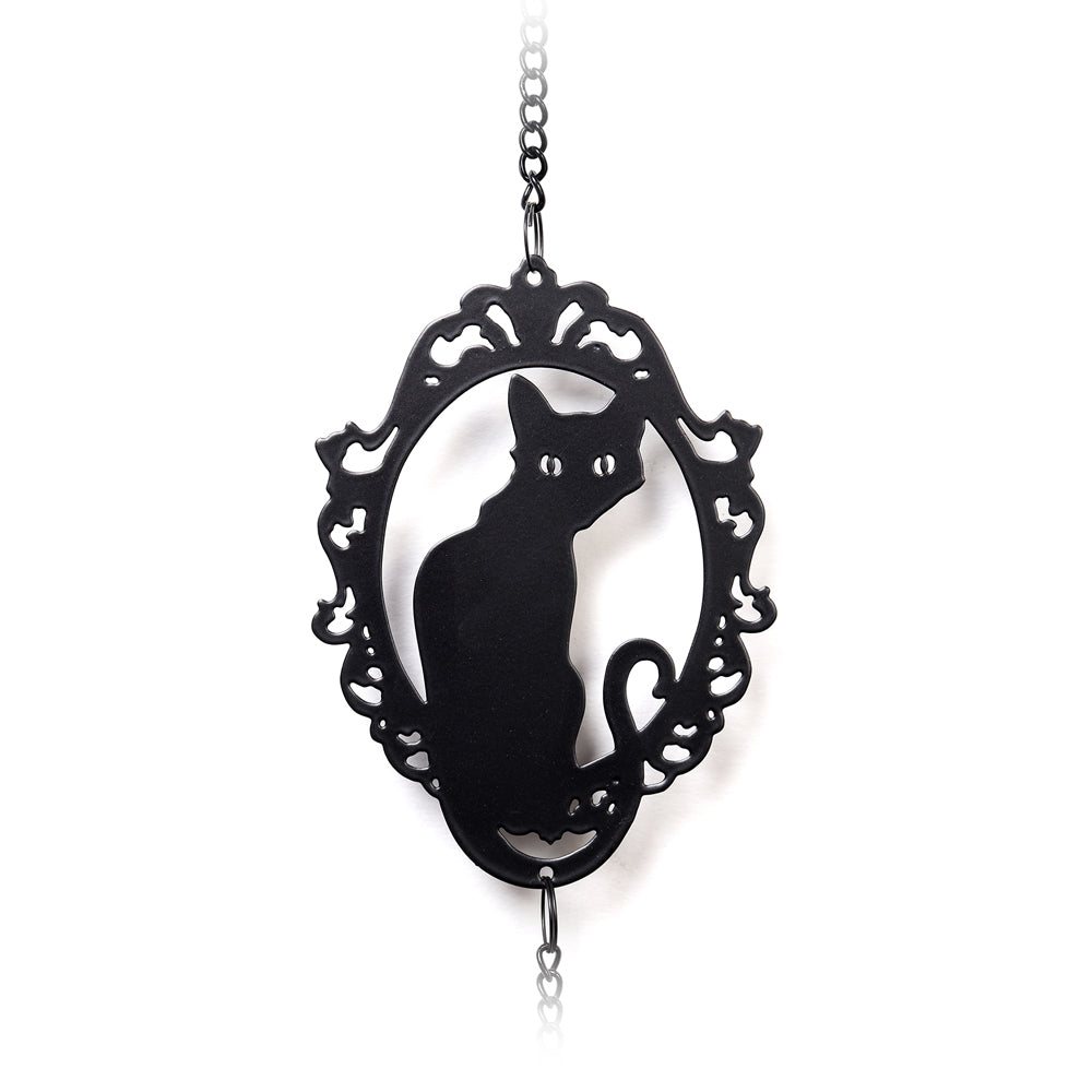 Cat Silhouette Hanging Decoration close up