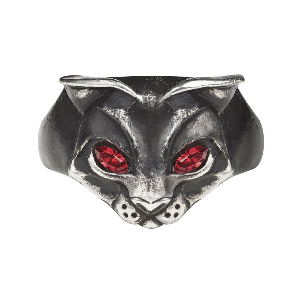 Cat Head Ring front