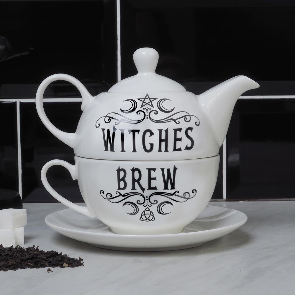 Midnight Witch Tea Set