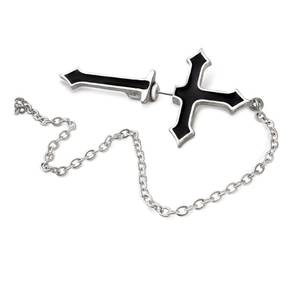Cross Earring side view