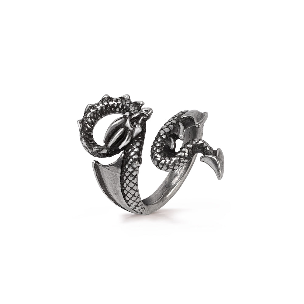 Dragon Coil Ring side view
