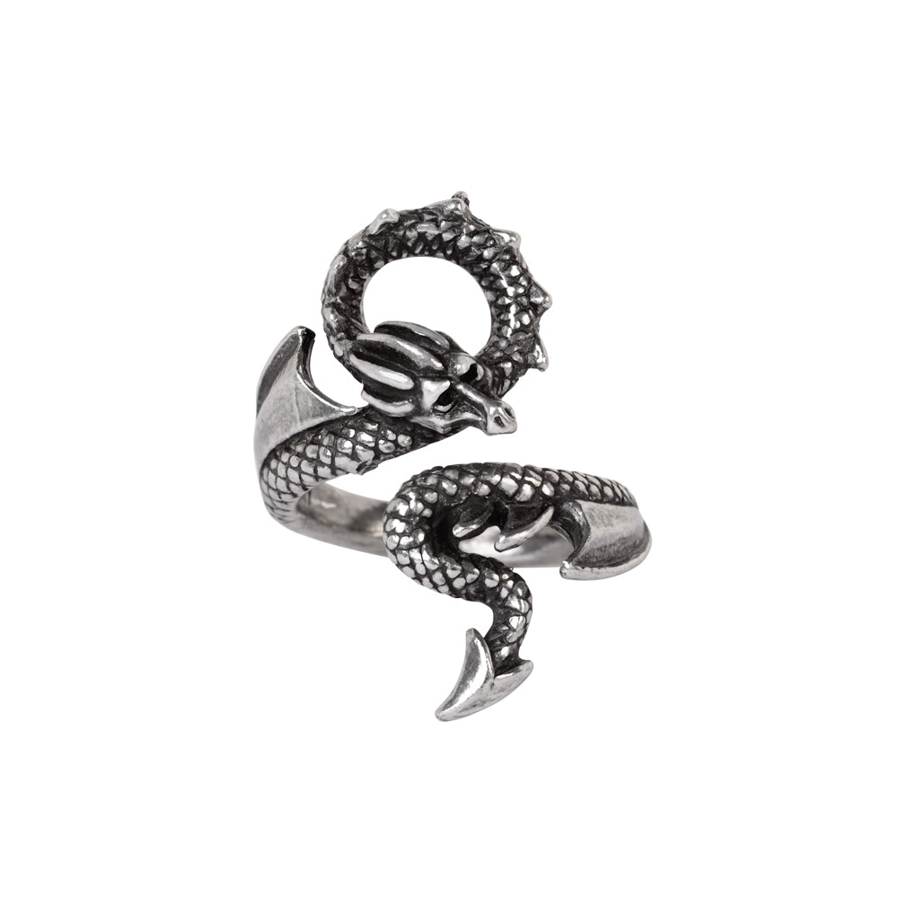 Dragon Coil Ring front view