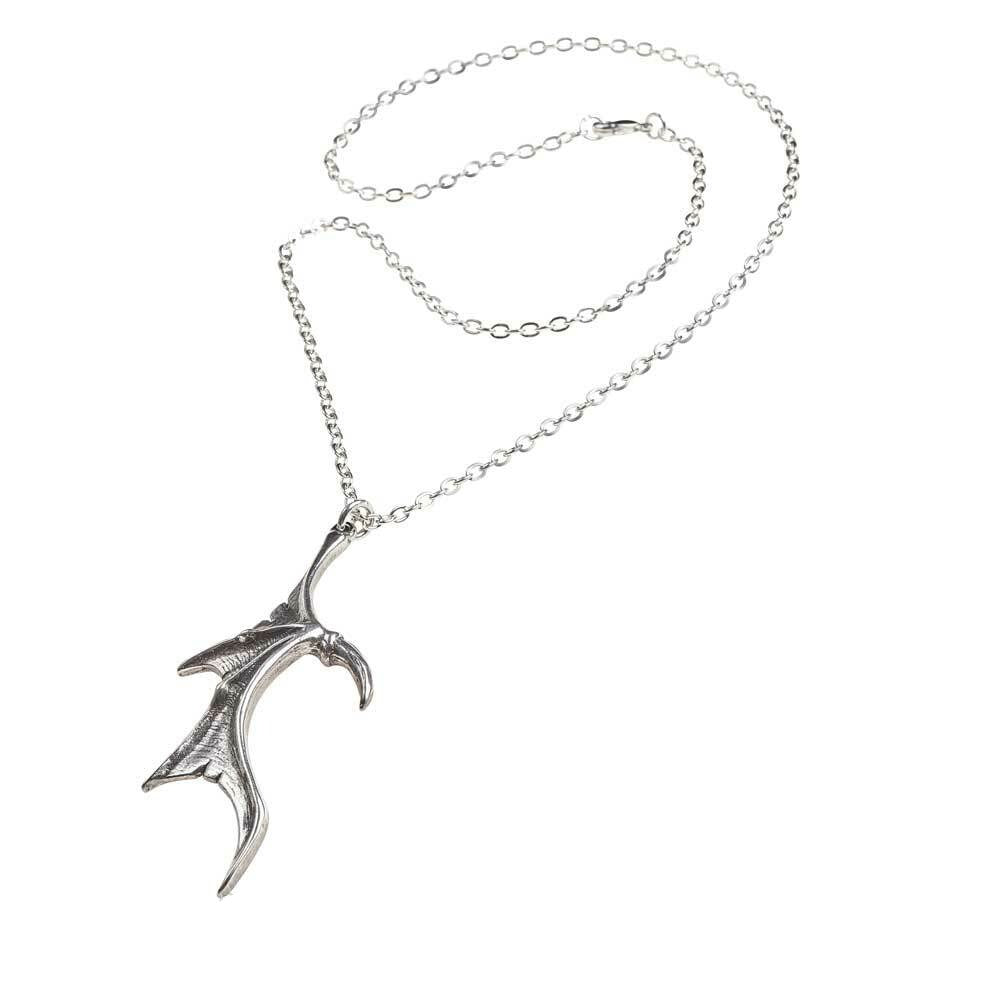 Dragon Wing Necklace Set silver peice