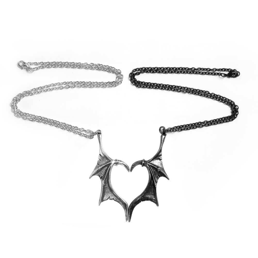 Dragon Wing Necklace Set together