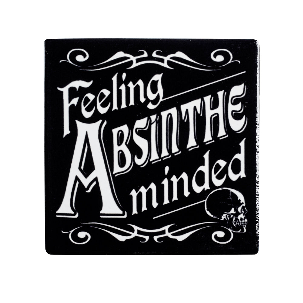 Feeling Absinthe Minded Coaster top view