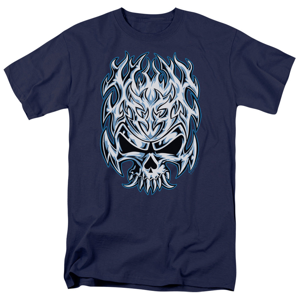 Flaming Skull Head T-Shirt