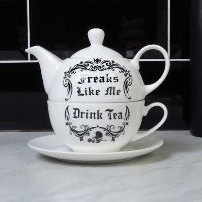  Freaks Like Me Tea Set