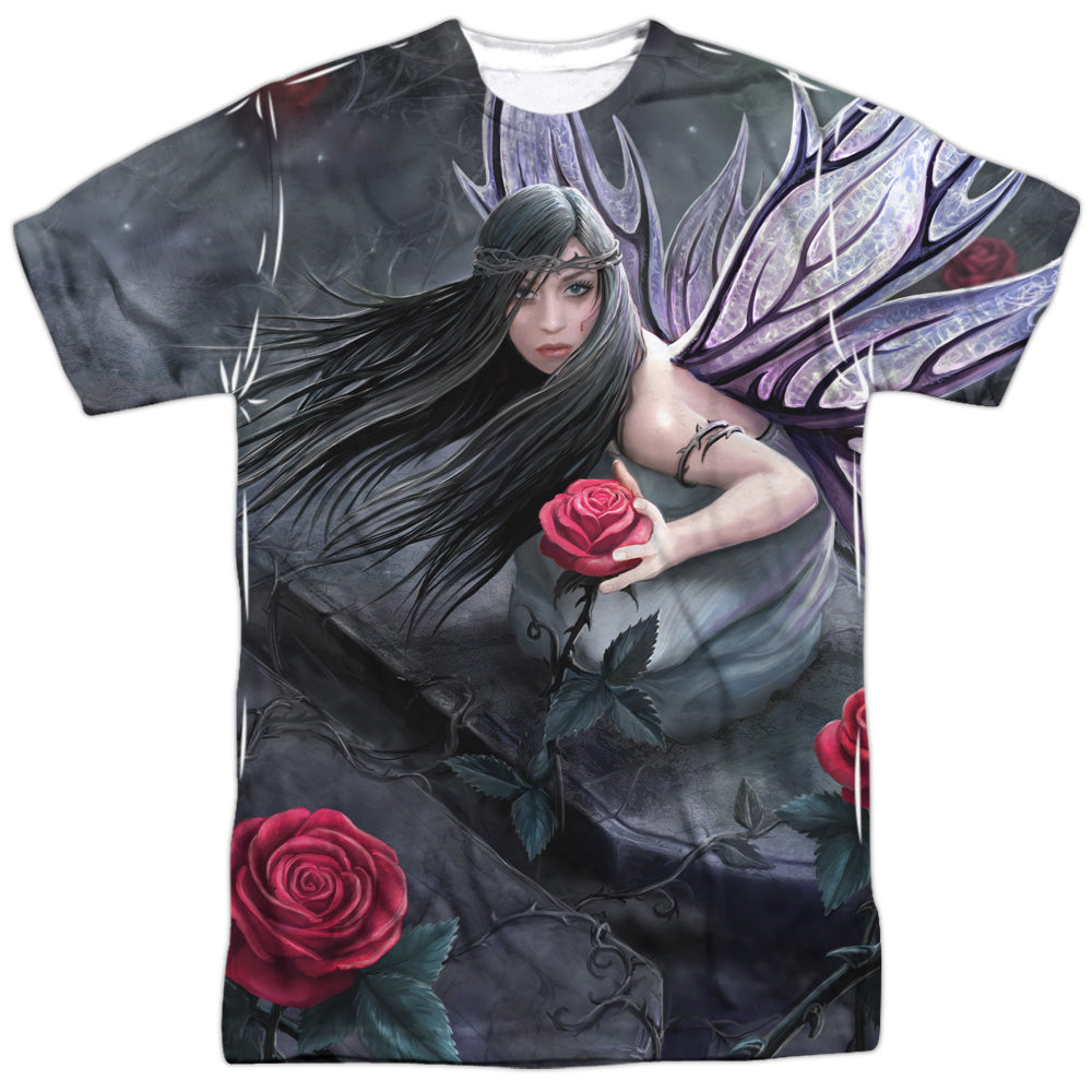 Gothic Fairy And The Red Rose T-Shirt