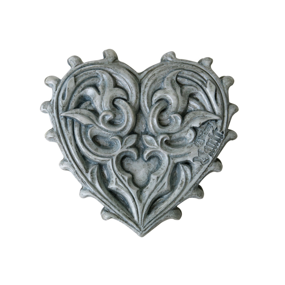 Gothic Heart Compact Mirror back view