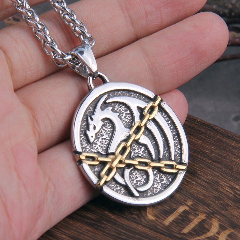 Chained Dragon Pendant