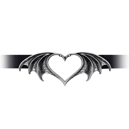 Heart Wings Choker Close Up