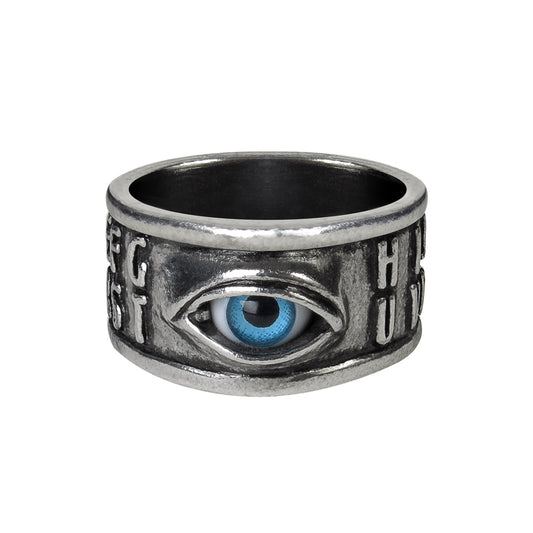 Ouija Eye Ring front view