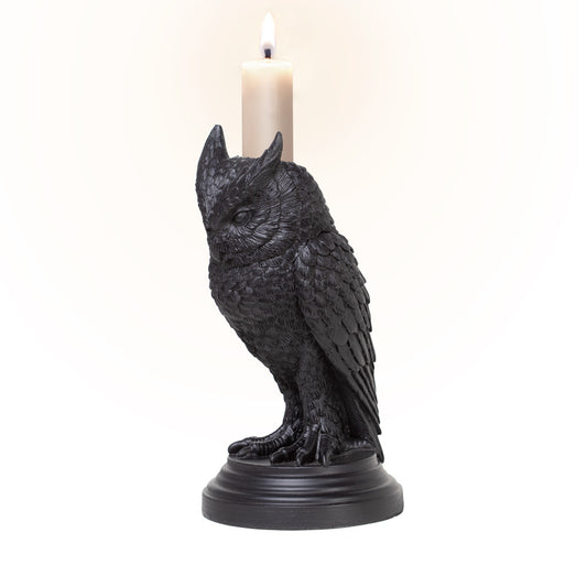 Owl Candle Stick Holder