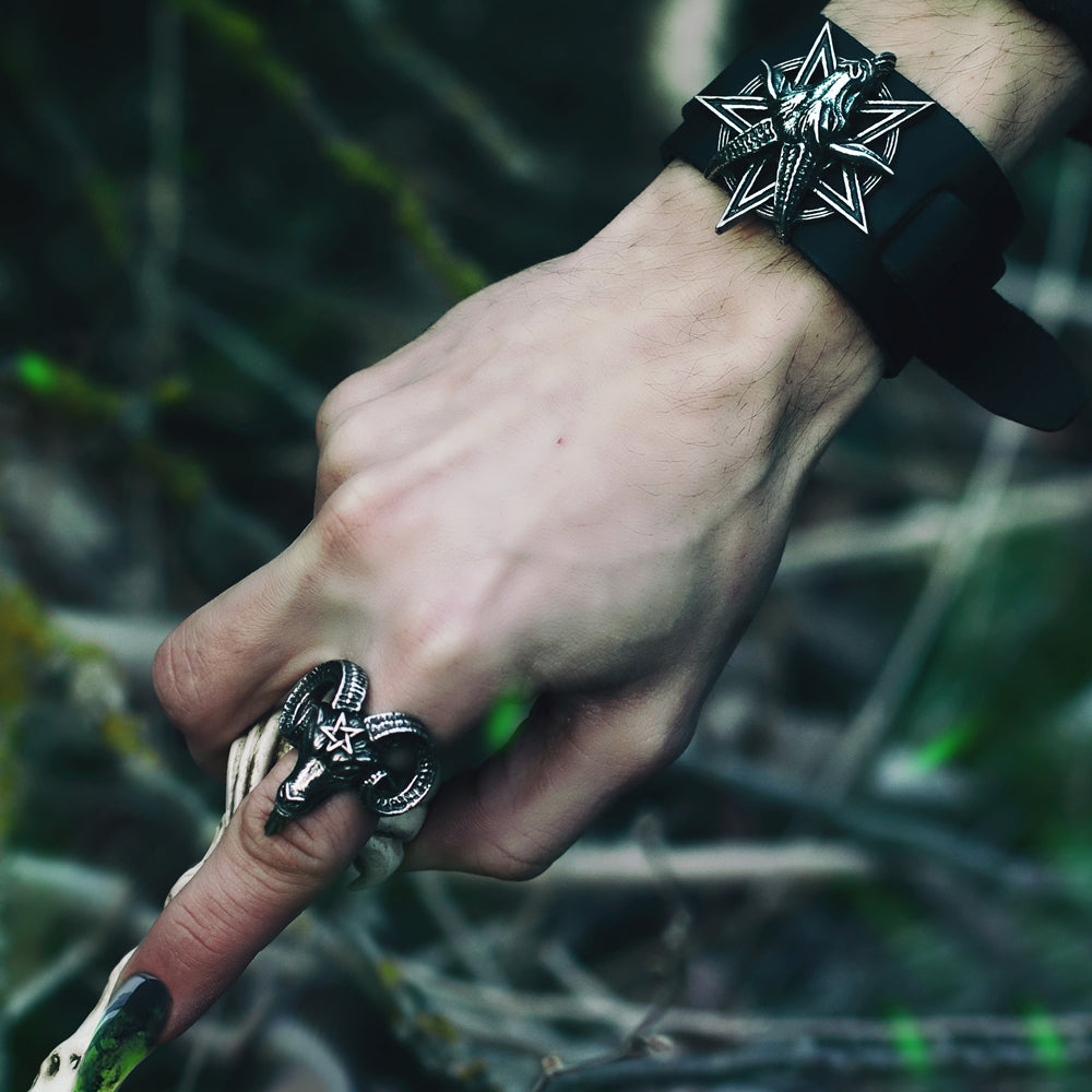 Pentagram Bracelet On A Arm