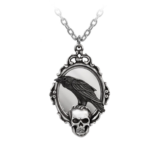 Raven And Skull Pendant