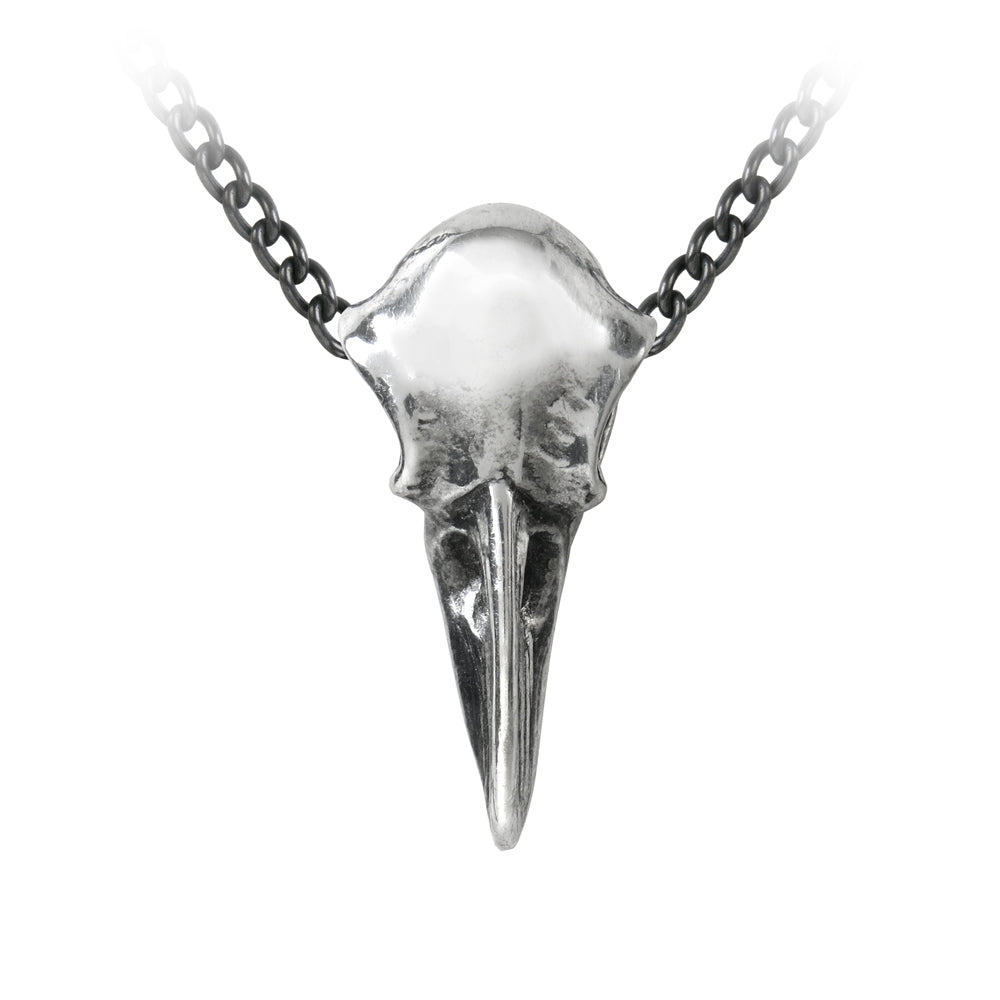 Raven Skull Pendant front