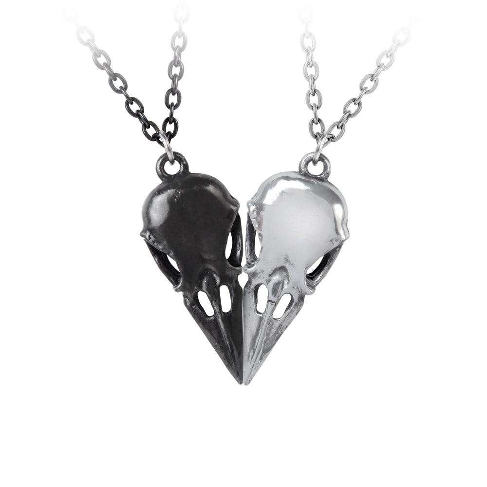 Raven Heart Pendant Set