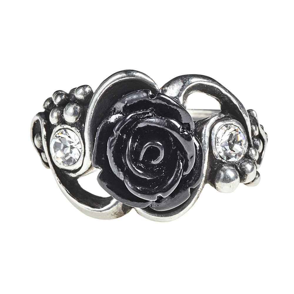 Rose And Vine Ring front view