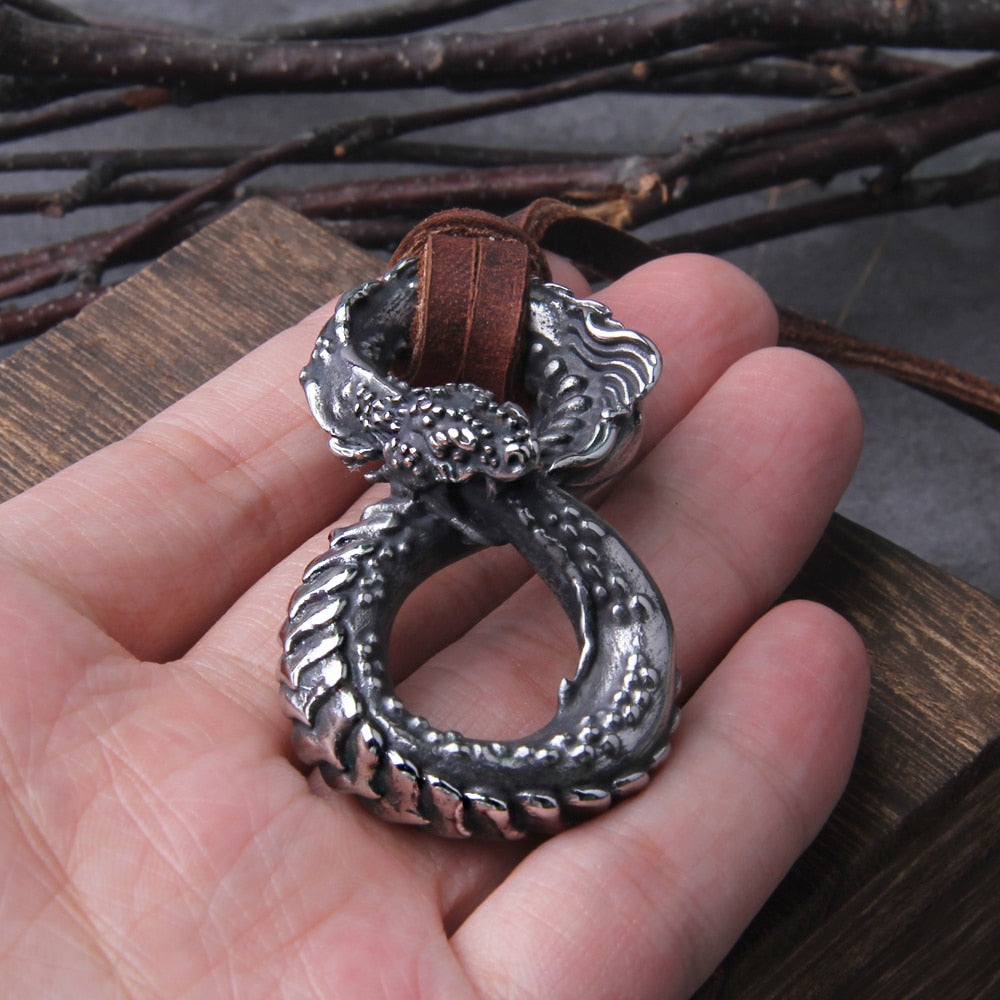 Ouroboros Necklace front view