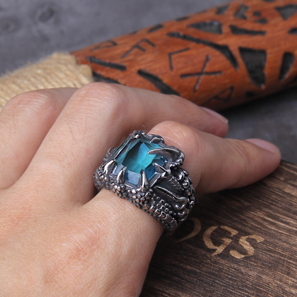The Dragon's Claw Grasping A Gem Ring