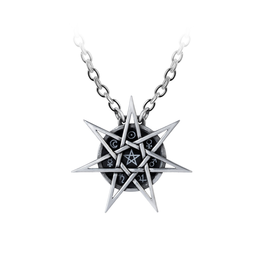 Seven Planets Pentagram Necklace