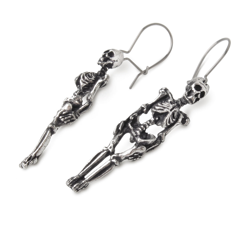 Skeleton Earrings sides