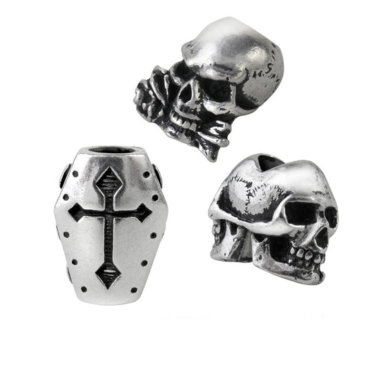 Skulls And Coffin Hair Beads