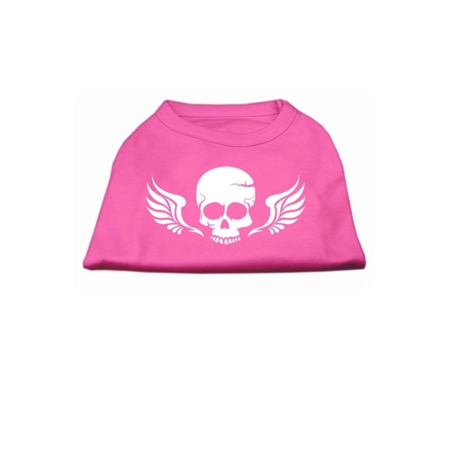 Skull And Wings Pet Shirt pink