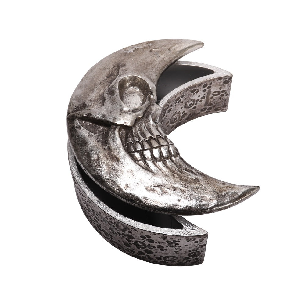 Skull Moon Box silver