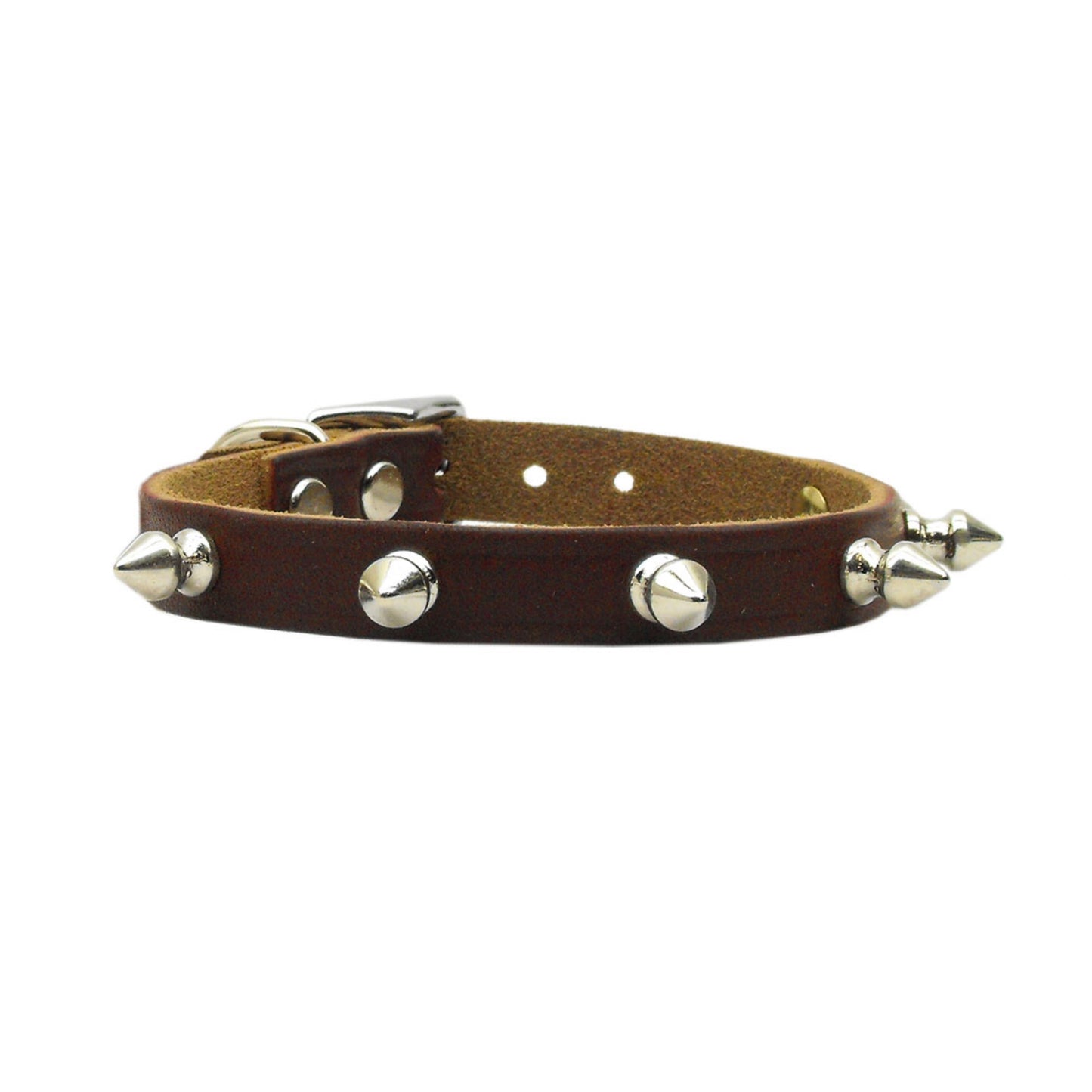 Spike Leather Dog Collar