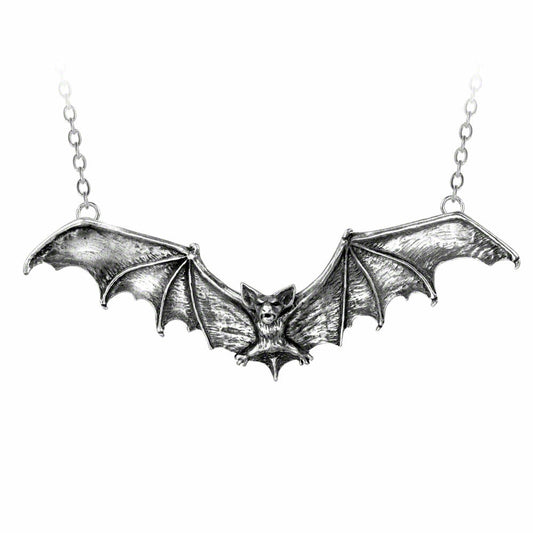 Swooping Bat Pendant close up