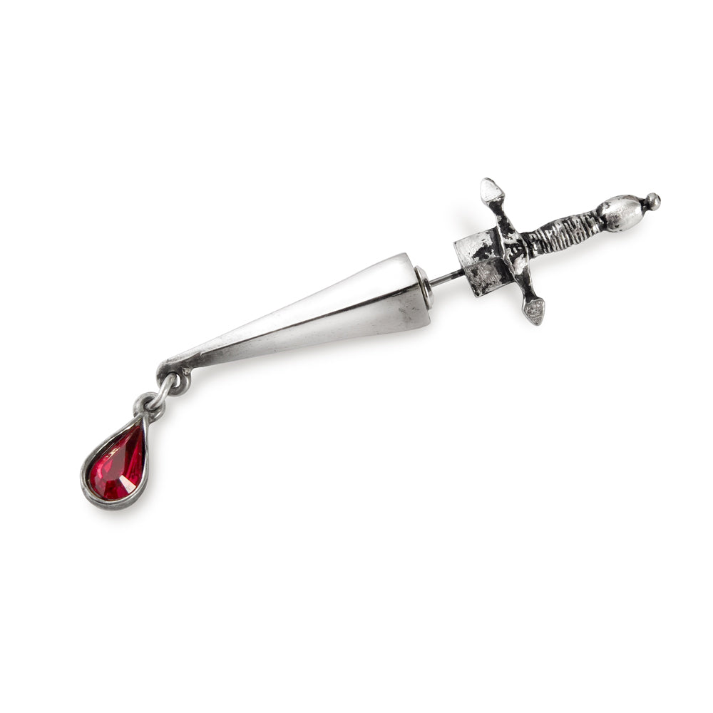 Sword And Blood Earring front view