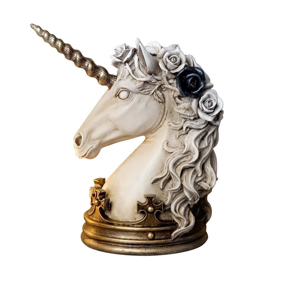 Unicorn Head Statue