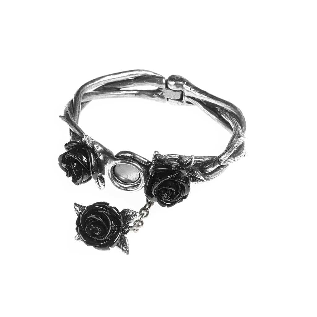 Black Rose Bracelet Closure 
