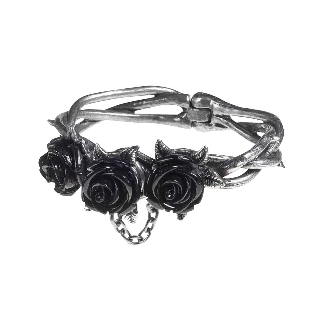 Black Rose Bracelet Side