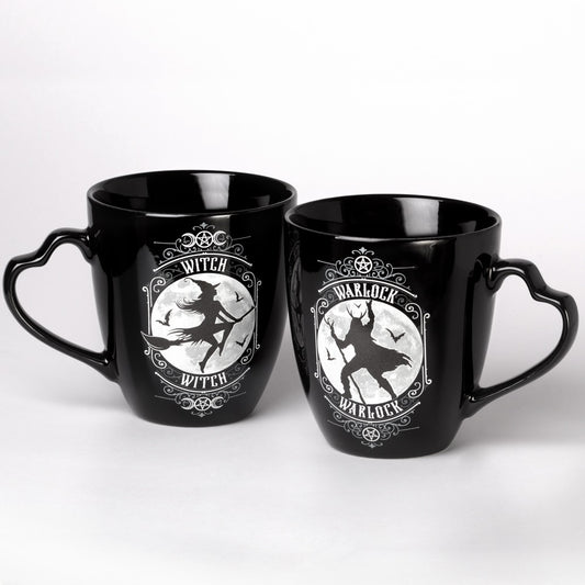 Witch And Warlock Mug Set