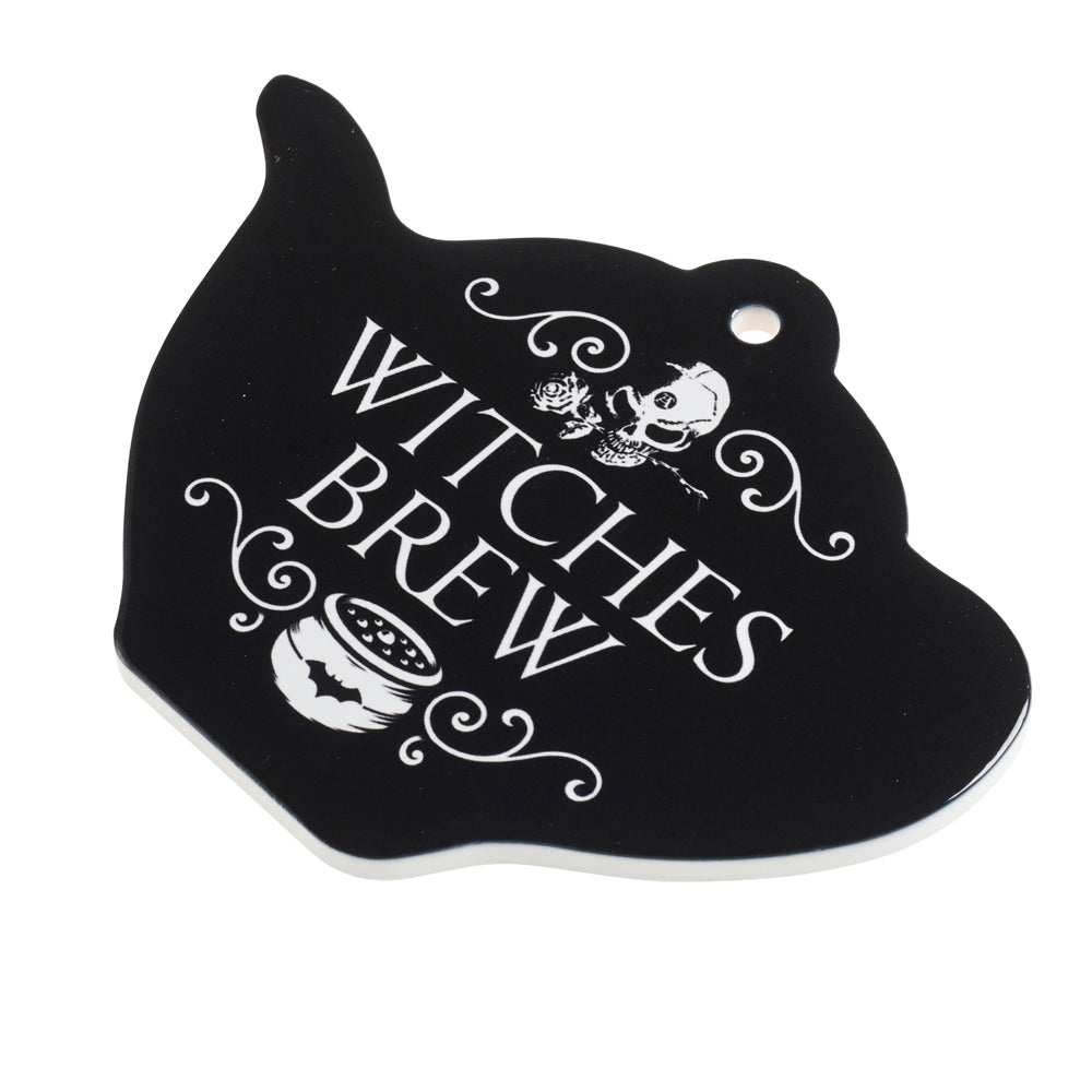 Witch's Brew Trivet side view