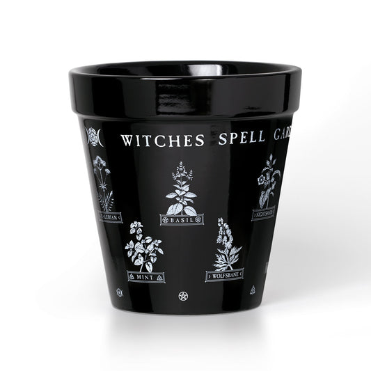 Witches Spell Garden Pot