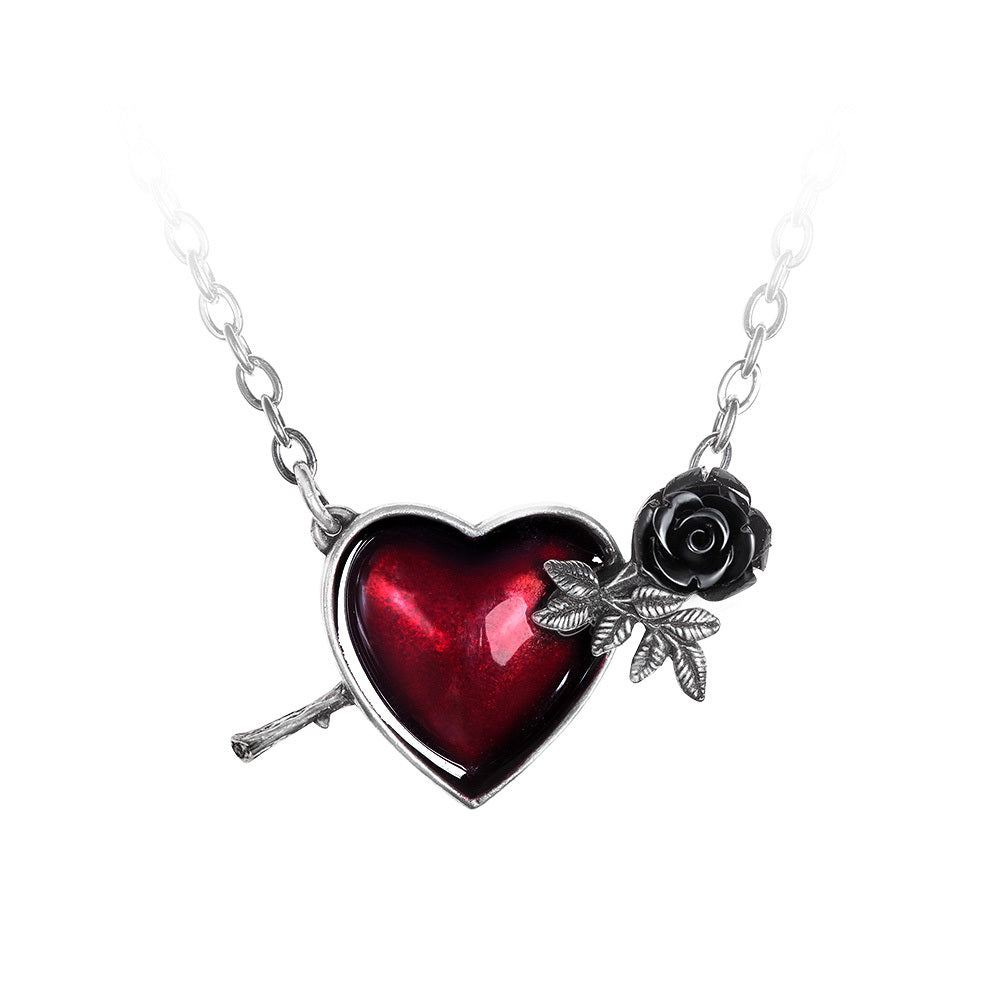 Wounded Heart Necklace close up