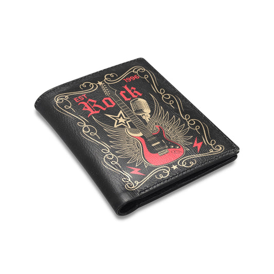 Rock Guitar Leather Wallet