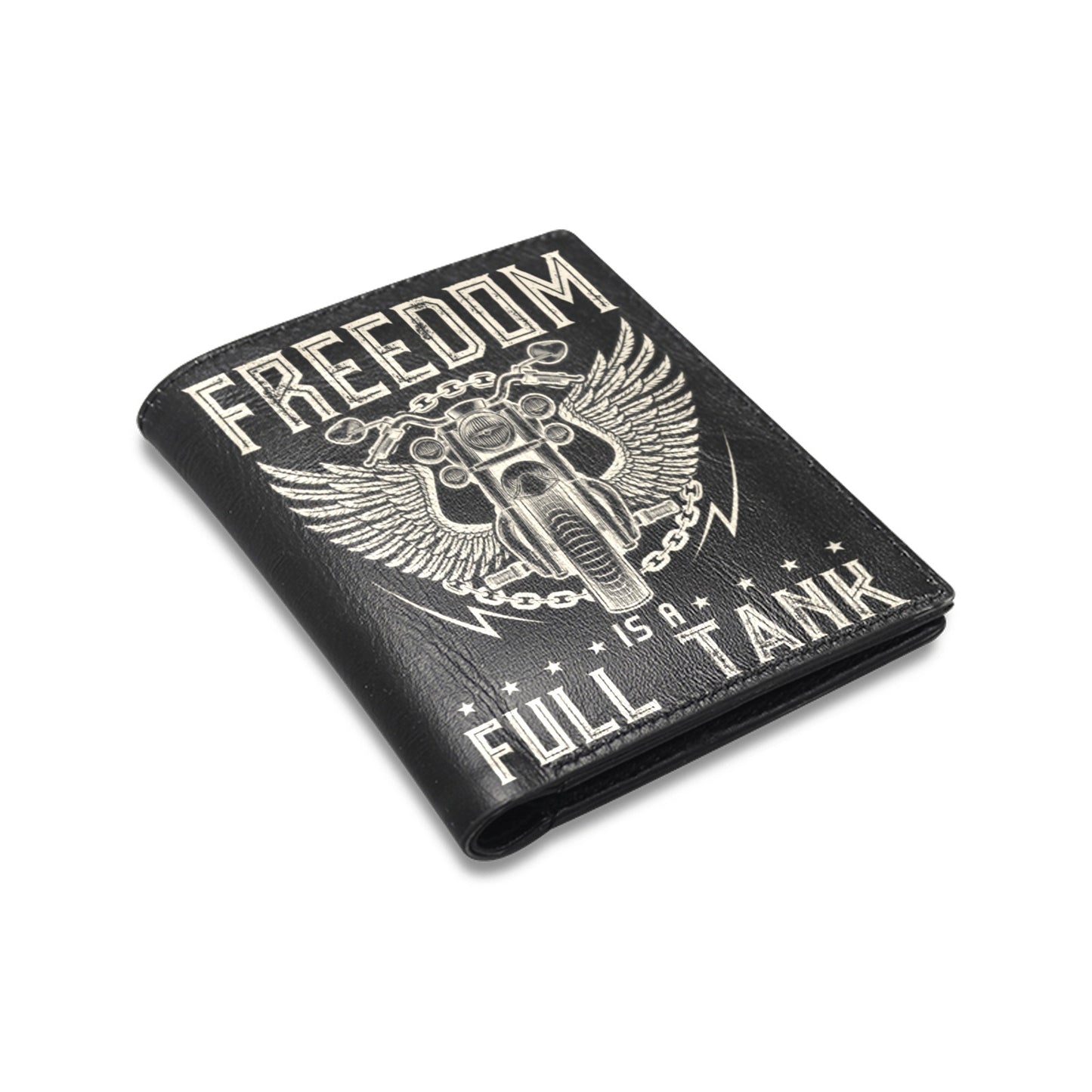 Freedom Is A Full Tank Leather Wallet