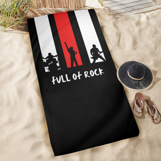 Full Of Rock Beach Towel