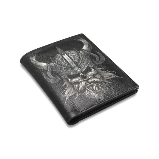 Undead Viking Warrior Leather Wallet