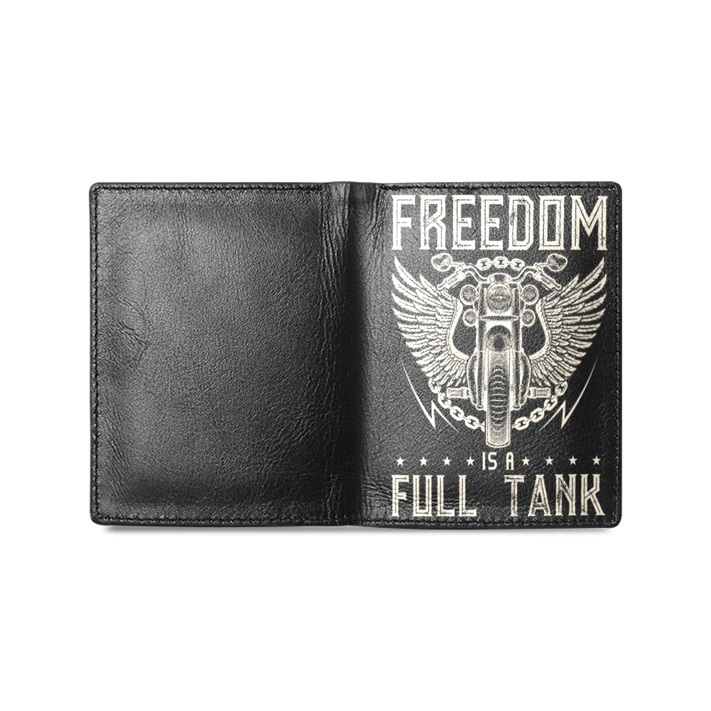 Freedom Is A Full Tank Leather Wallet