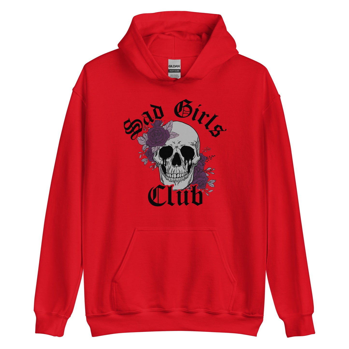 Sad Girls Club Hoodie red